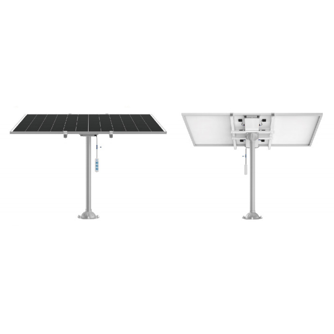 220v Solar Box Solution-Installation on the ground (vertical)